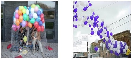 u�an balon b�rakma